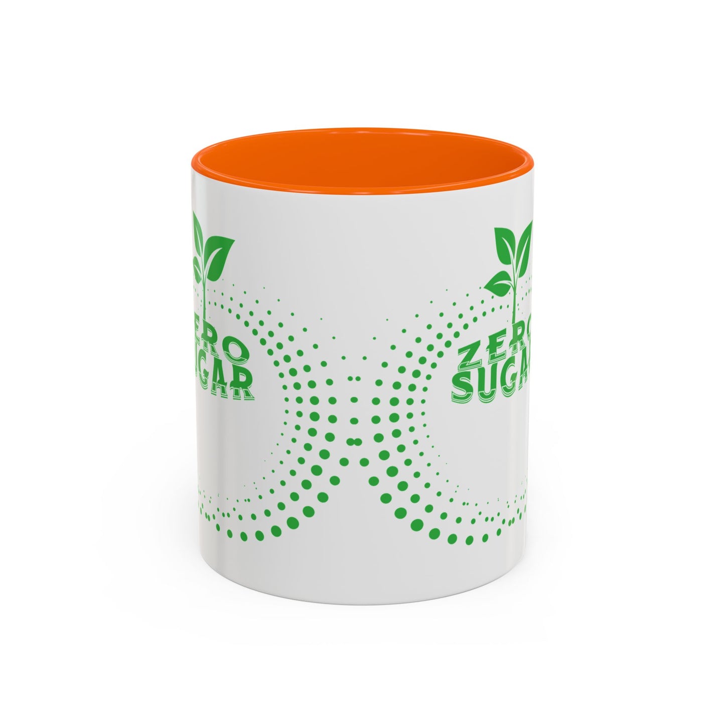 Zero Sugar Accent Coffee Mug-11oz Ceramic Cup, Vegan Mug, Eco Friendly Mug, Gift for Vegan, Mug for Friend