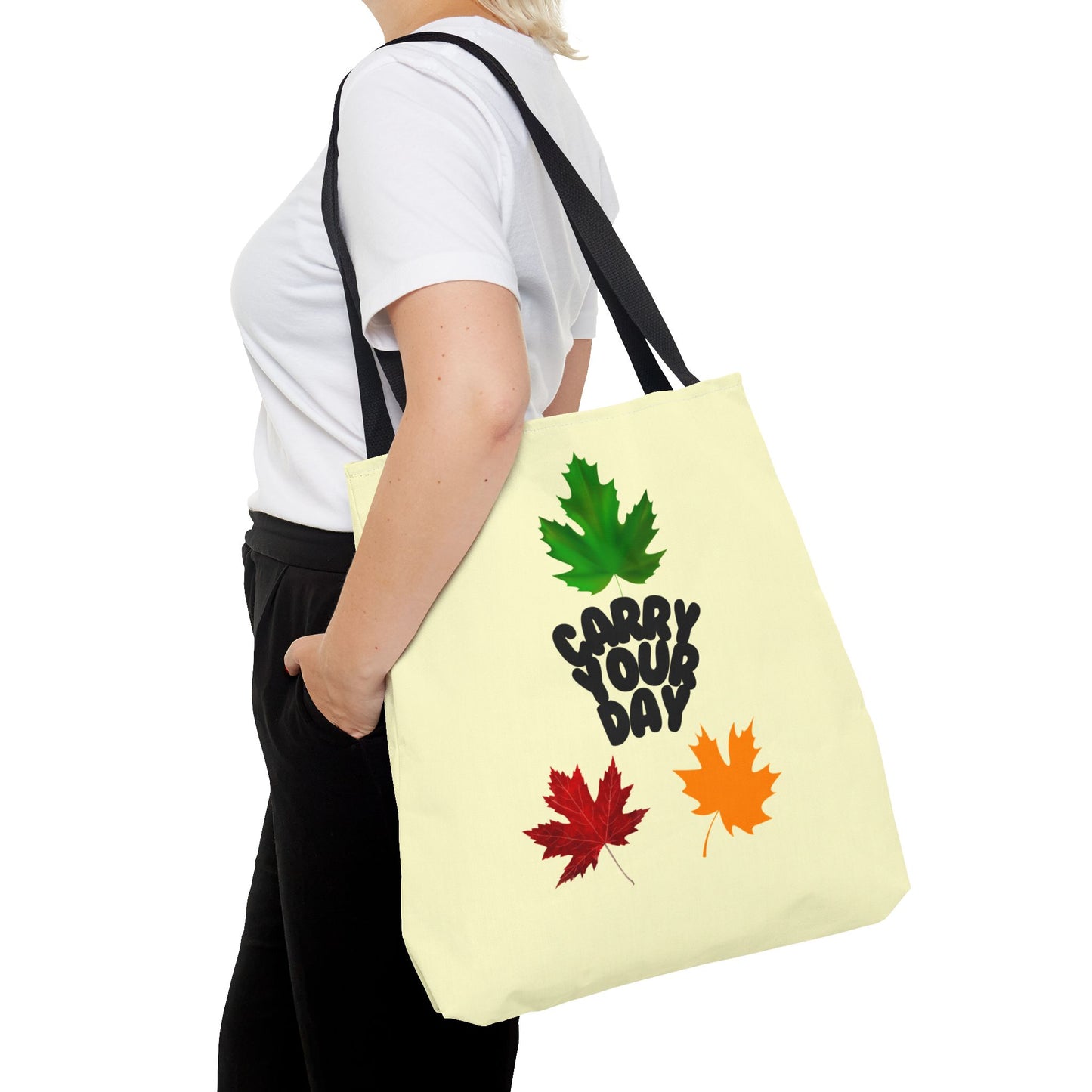 Carry Your Day Tote Bag-Shopping Bag, Grocery Bag, School Tote Bag