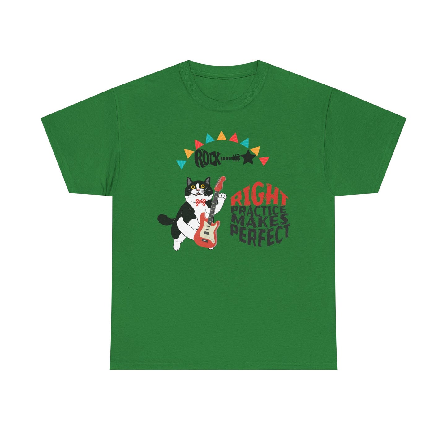 Right Practice Makes Perfect Tee-Cat Lover T-Shirt, Music Lover Gift