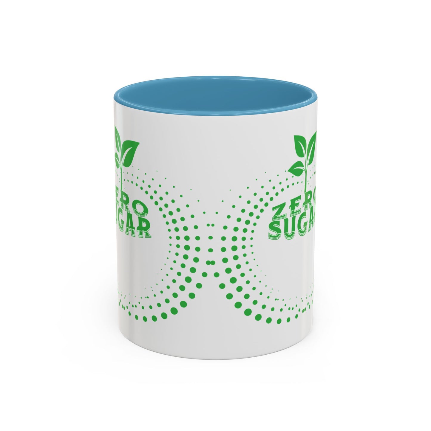 Zero Sugar Accent Coffee Mug-11oz Ceramic Cup, Vegan Mug, Eco Friendly Mug, Gift for Vegan, Mug for Friend