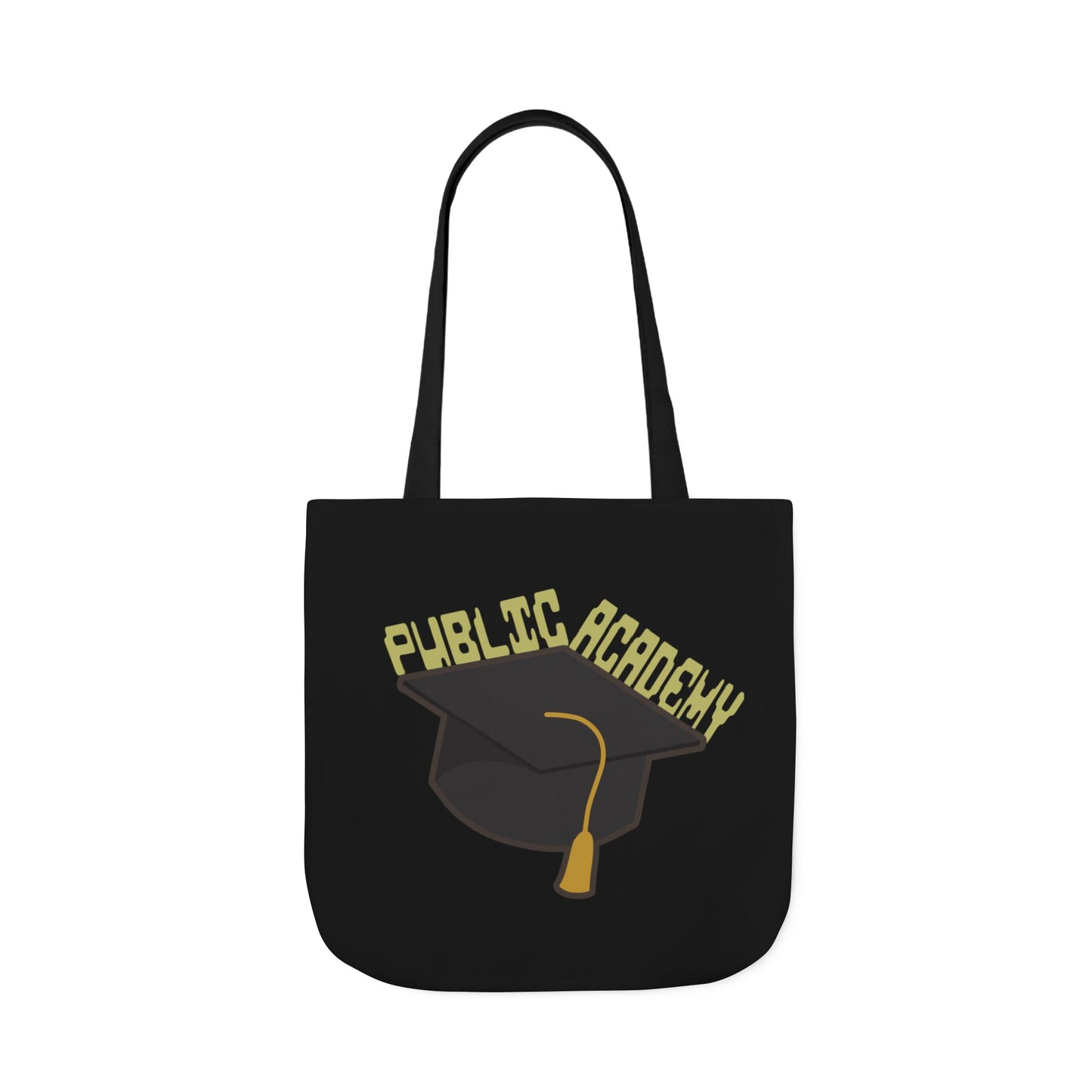 Public Academy Tote Bag-Canvas Tote Bag, School Tote Bag, Shopping Tote Bag, Gym Tote