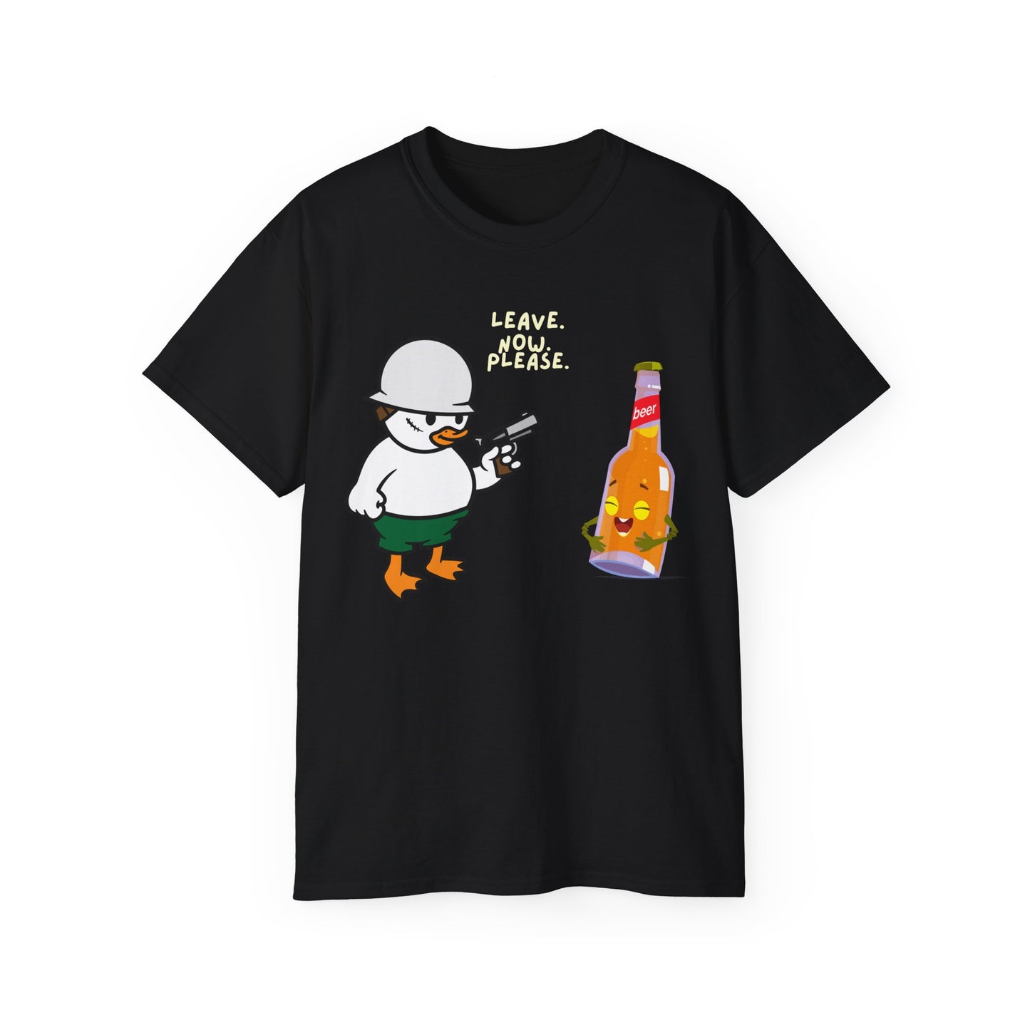 Leave. Now. Please Tee Summer T-shirt