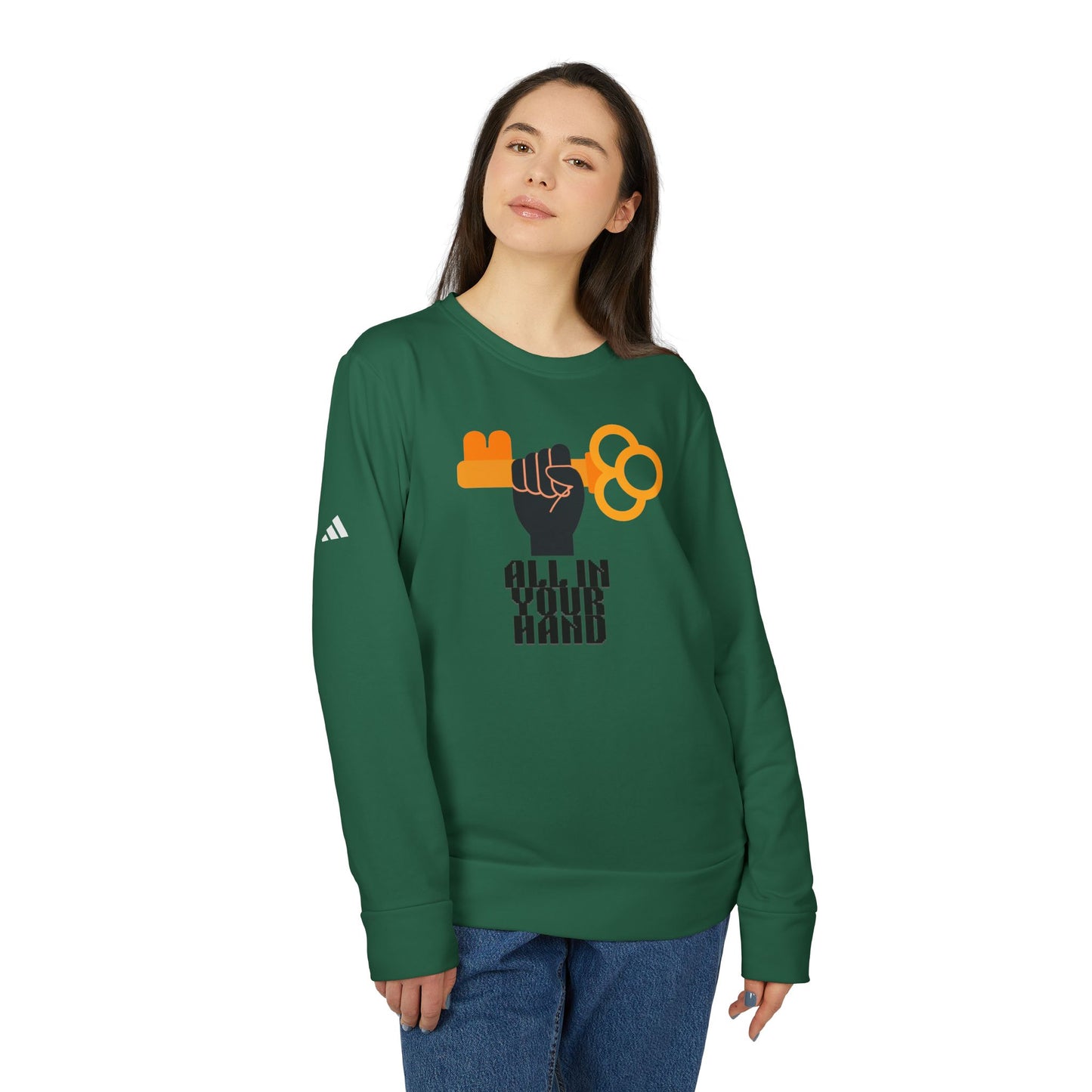 All in Your Hand Sweatshirt-Crewneck Sweatshirt