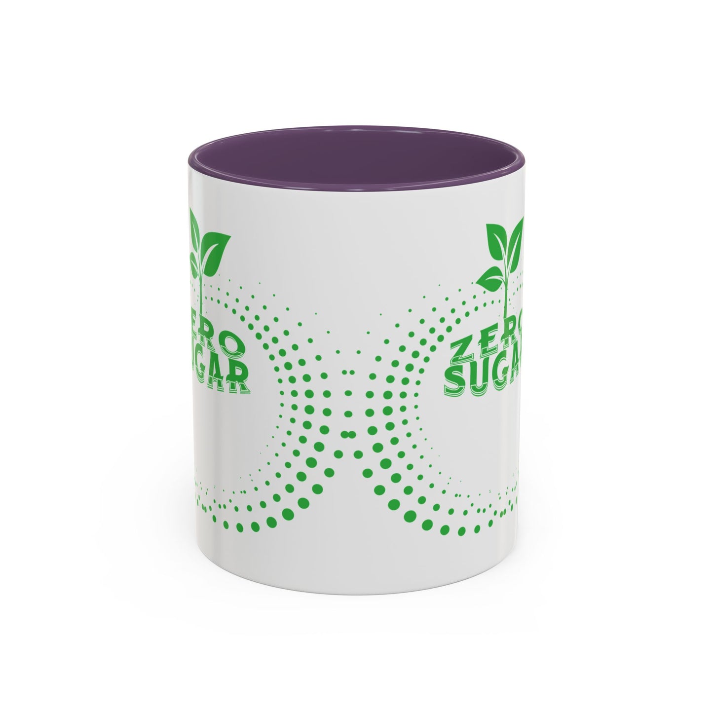 Zero Sugar Accent Coffee Mug-11oz Ceramic Cup, Vegan Mug, Eco Friendly Mug, Gift for Vegan, Mug for Friend