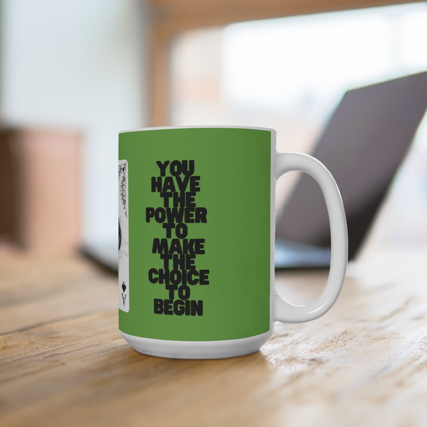 Ace of Spades Coffee Mug-15oz Ceramic Mug