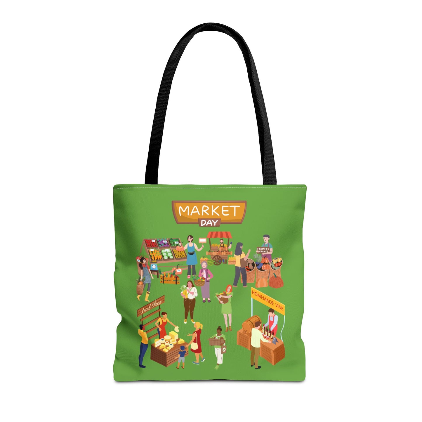 Market Day Tote Bag -Shopping Bag, Grocery Bag, Tote Bag for Mom