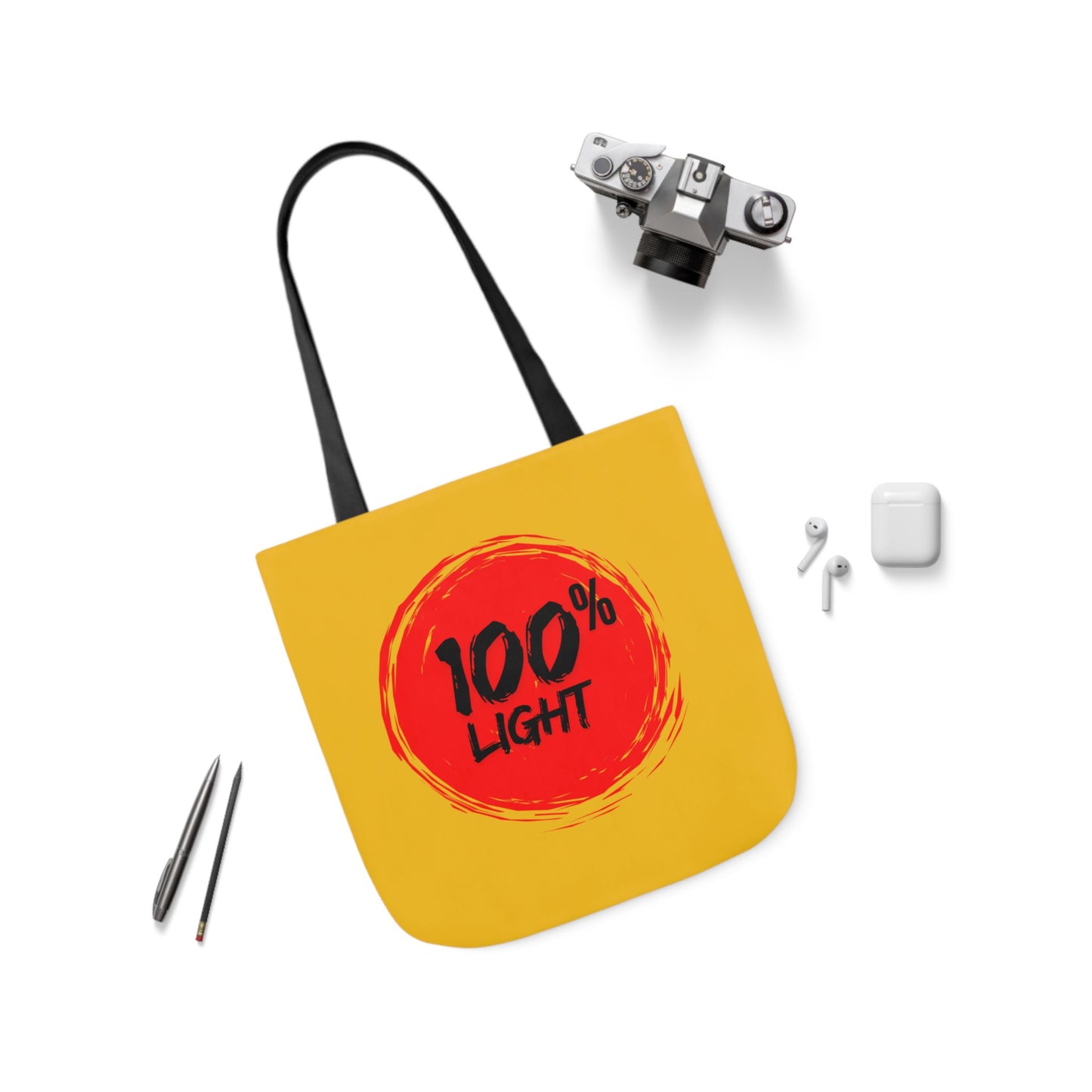 100% Light Canvas Tote Bag-Shopping Bag, Grocery Bag, School Tote Bag, Gym Bag, Yoga bag
