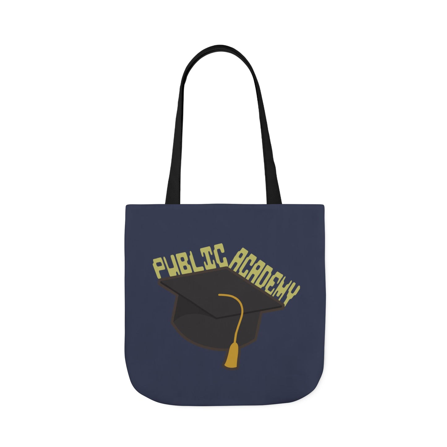 Public Academy Tote Bag-Canvas Tote Bag, School Tote Bag, Shopping Tote Bag, Gym Tote