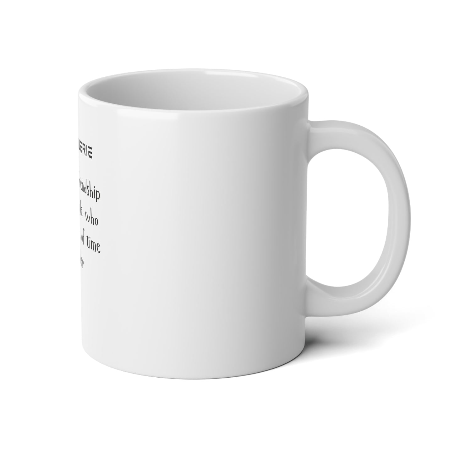 Camaraderie Coffee Mug- 20oz Ceramic Mug, Gift for Friends, Friendship Mug