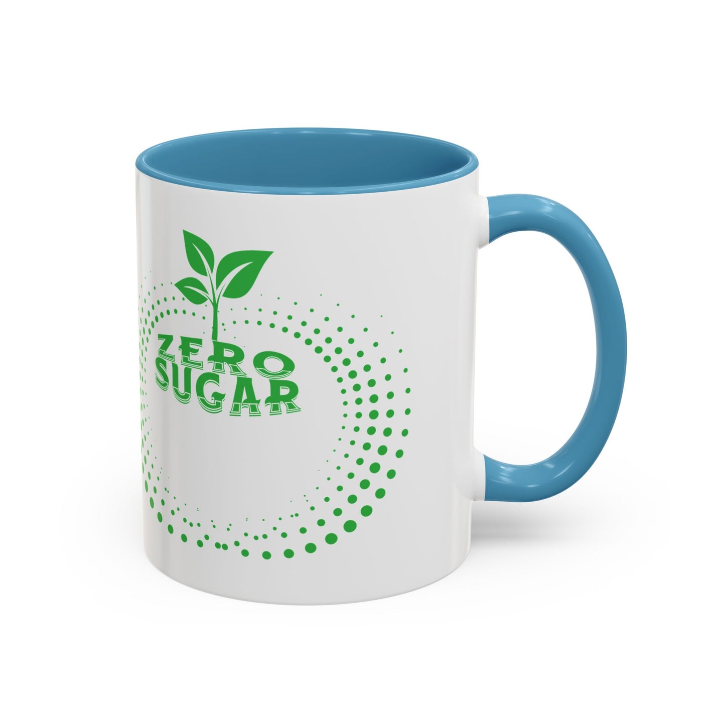 Zero Sugar Accent Coffee Mug-11oz Ceramic Cup, Vegan Mug, Eco Friendly Mug, Gift for Vegan, Mug for Friend