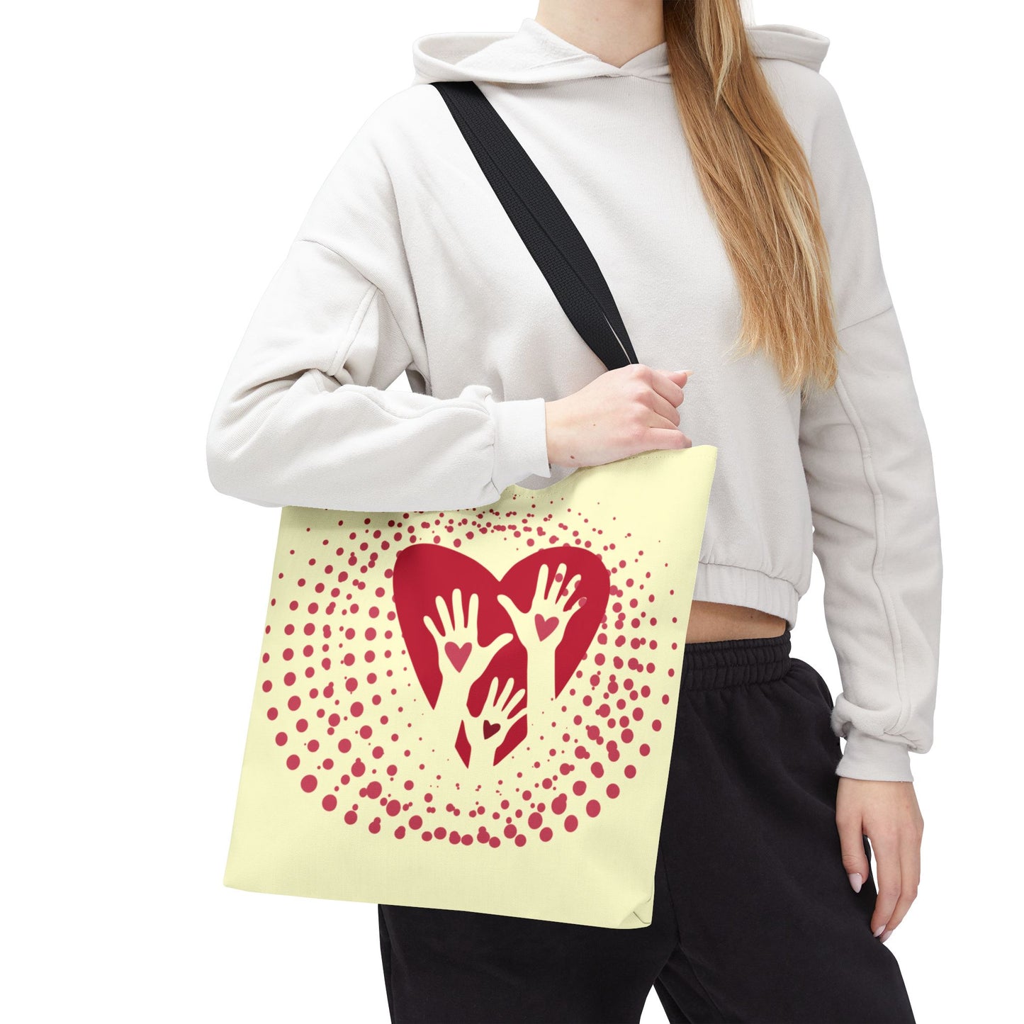 Palms of Love Organic Canvas Tote Bag