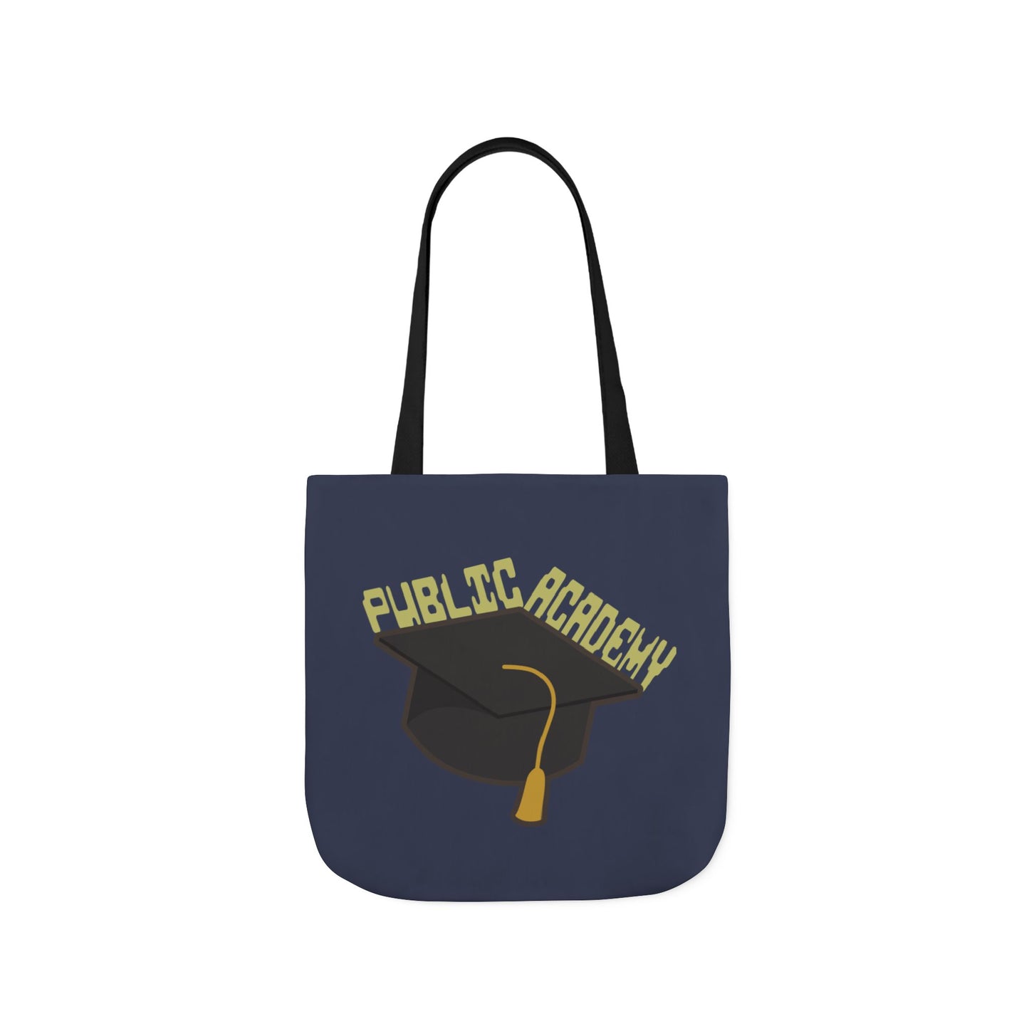 Public Academy Tote Bag-Canvas Tote Bag, School Tote Bag, Shopping Tote Bag, Gym Tote