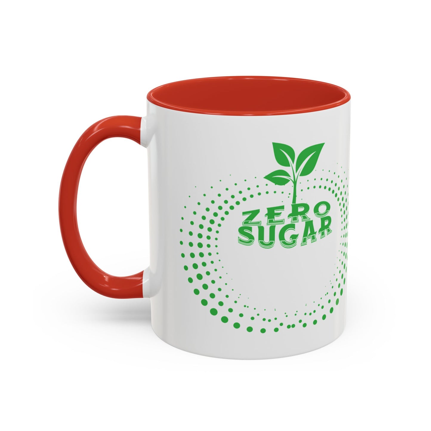 Zero Sugar Accent Coffee Mug-11oz Ceramic Cup, Vegan Mug, Eco Friendly Mug, Gift for Vegan, Mug for Friend
