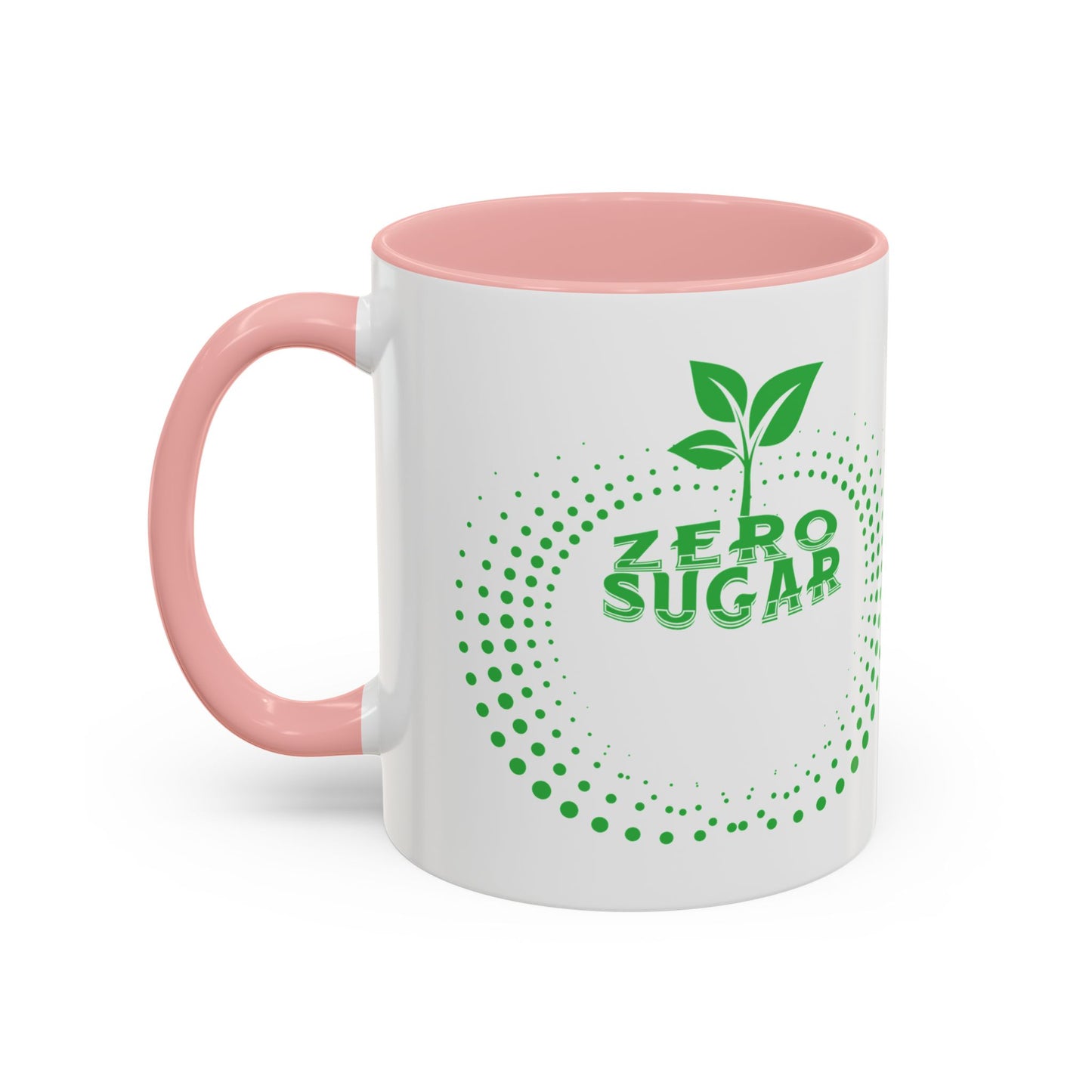 Zero Sugar Accent Coffee Mug-11oz Ceramic Cup, Vegan Mug, Eco Friendly Mug, Gift for Vegan, Mug for Friend