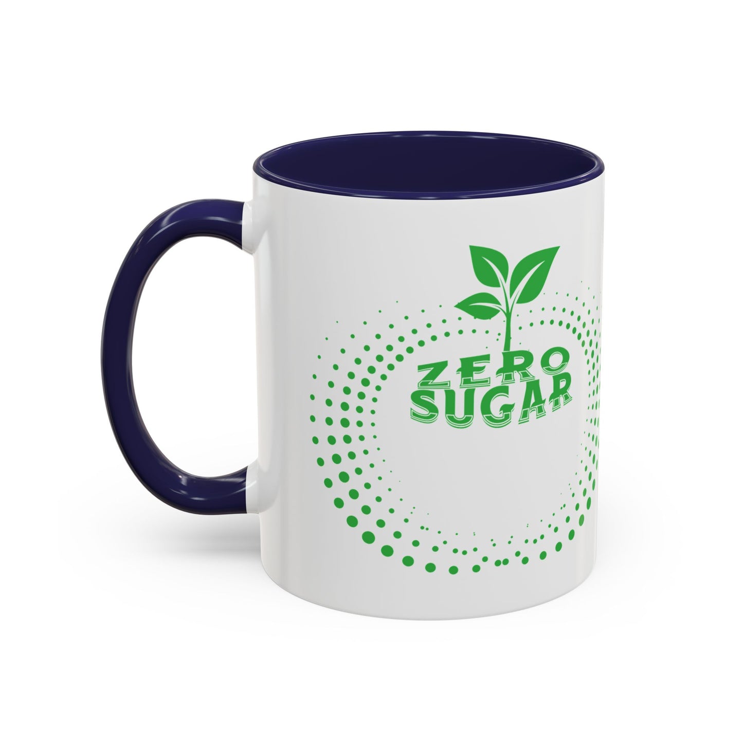 Zero Sugar Accent Coffee Mug-11oz Ceramic Cup, Vegan Mug, Eco Friendly Mug, Gift for Vegan, Mug for Friend