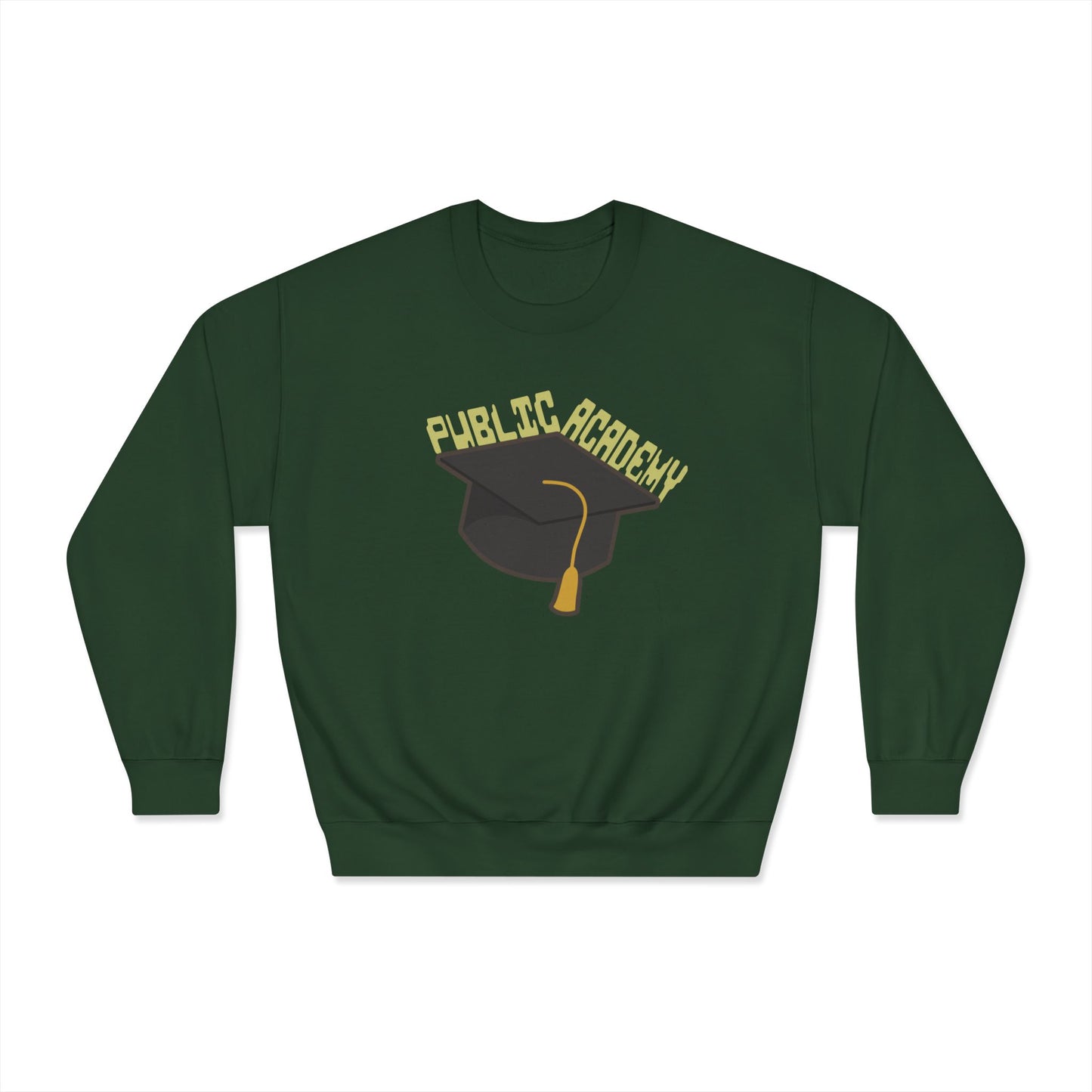 Public Academy Sweatshirt - Unisex School Sweatshirt, Crewneck Sweatshirt