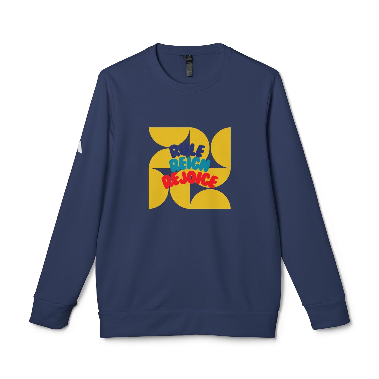 Rule Reign Rejoice - Unisex Fleece Crewneck Sweatshirt