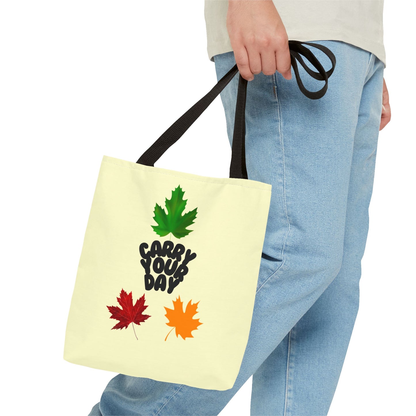 Carry Your Day Tote Bag-Shopping Bag, Grocery Bag, School Tote Bag