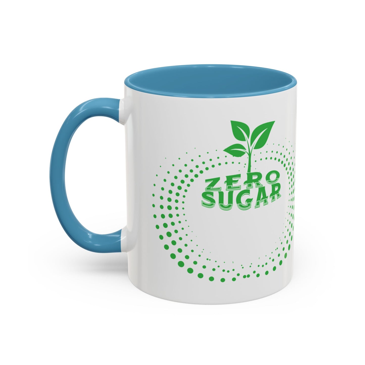 Zero Sugar Accent Coffee Mug-11oz Ceramic Cup, Vegan Mug, Eco Friendly Mug, Gift for Vegan, Mug for Friend