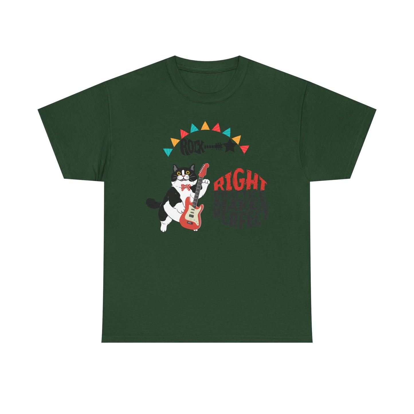 Right Practice Makes Perfect Tee-Cat Lover T-Shirt, Music Lover Gift