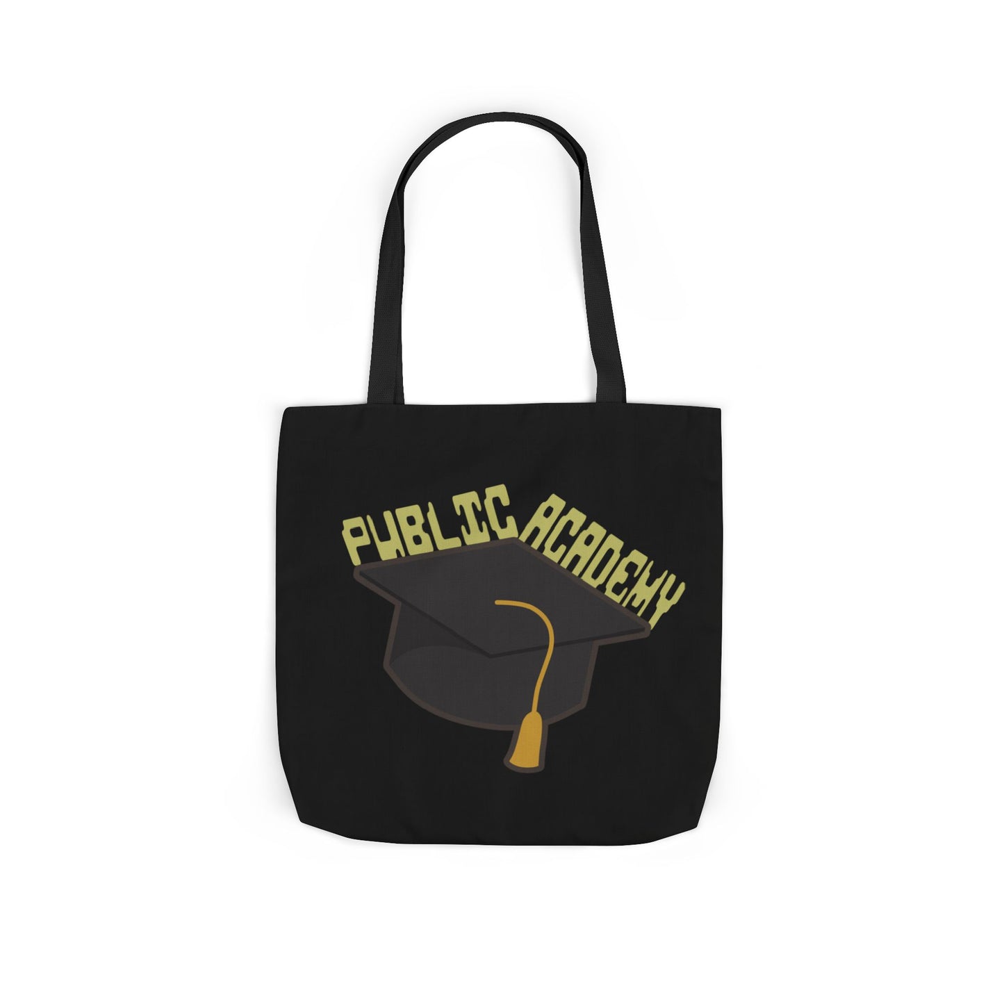 Public Academy Tote Bag-Canvas Tote Bag, School Tote Bag, Shopping Tote Bag, Gym Tote