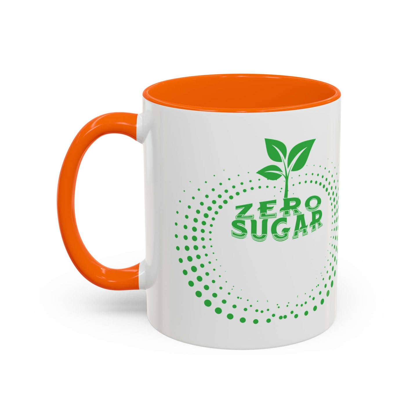 Zero Sugar Accent Coffee Mug-11oz Ceramic Cup, Vegan Mug, Eco Friendly Mug, Gift for Vegan, Mug for Friend