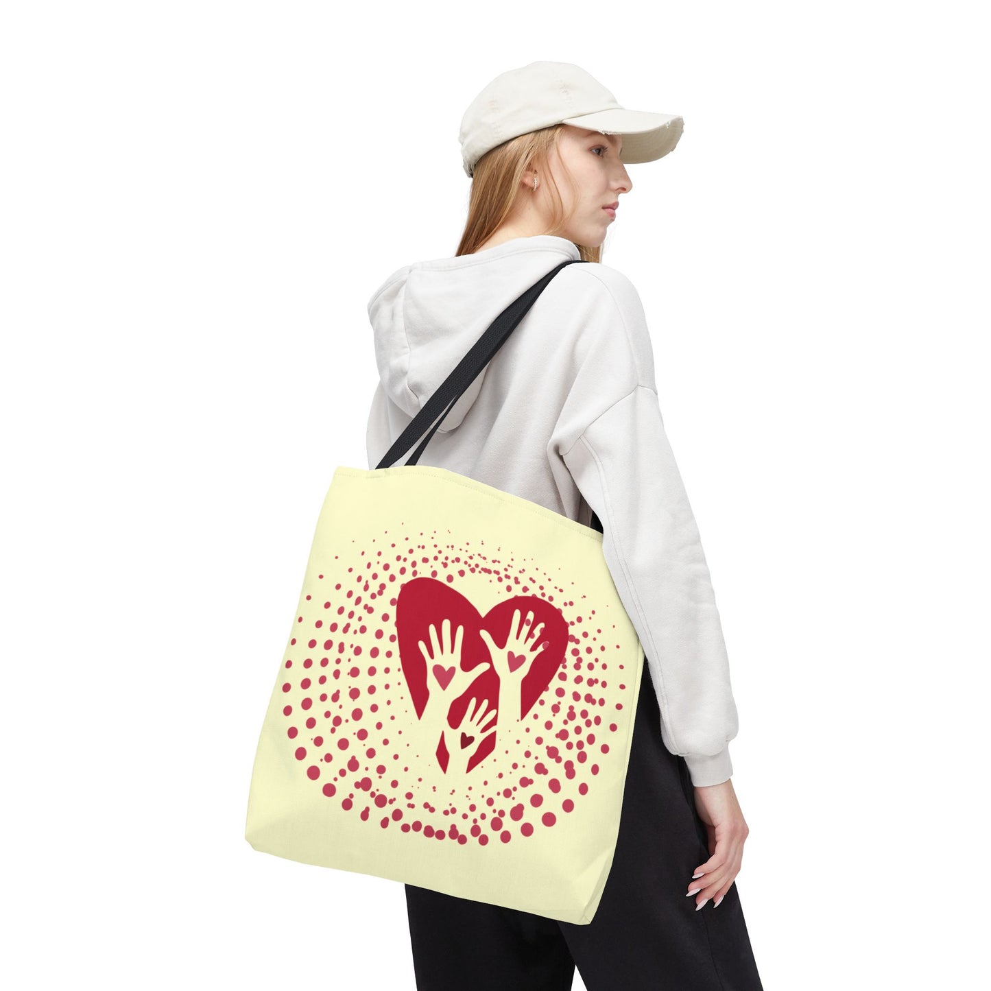Palms of Love Organic Canvas Tote Bag