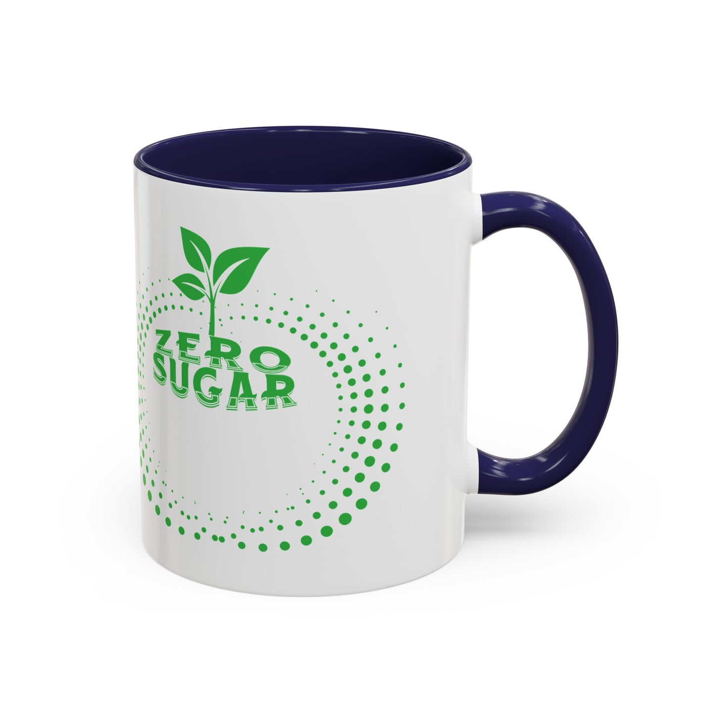 Zero Sugar Accent Coffee Mug-11oz Ceramic Cup, Vegan Mug, Eco Friendly Mug, Gift for Vegan, Mug for Friend