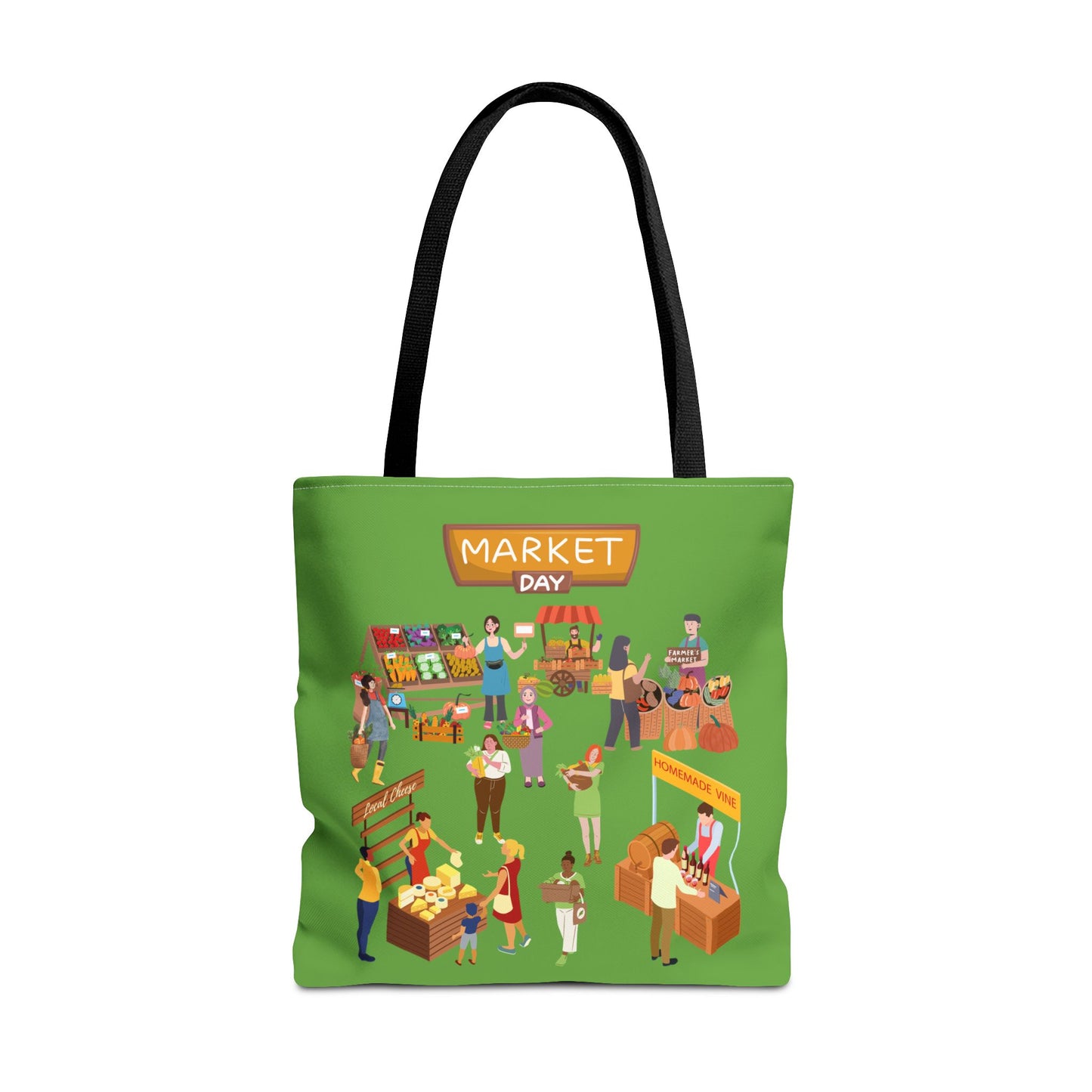 Market Day Tote Bag -Shopping Bag, Grocery Bag, Tote Bag for Mom