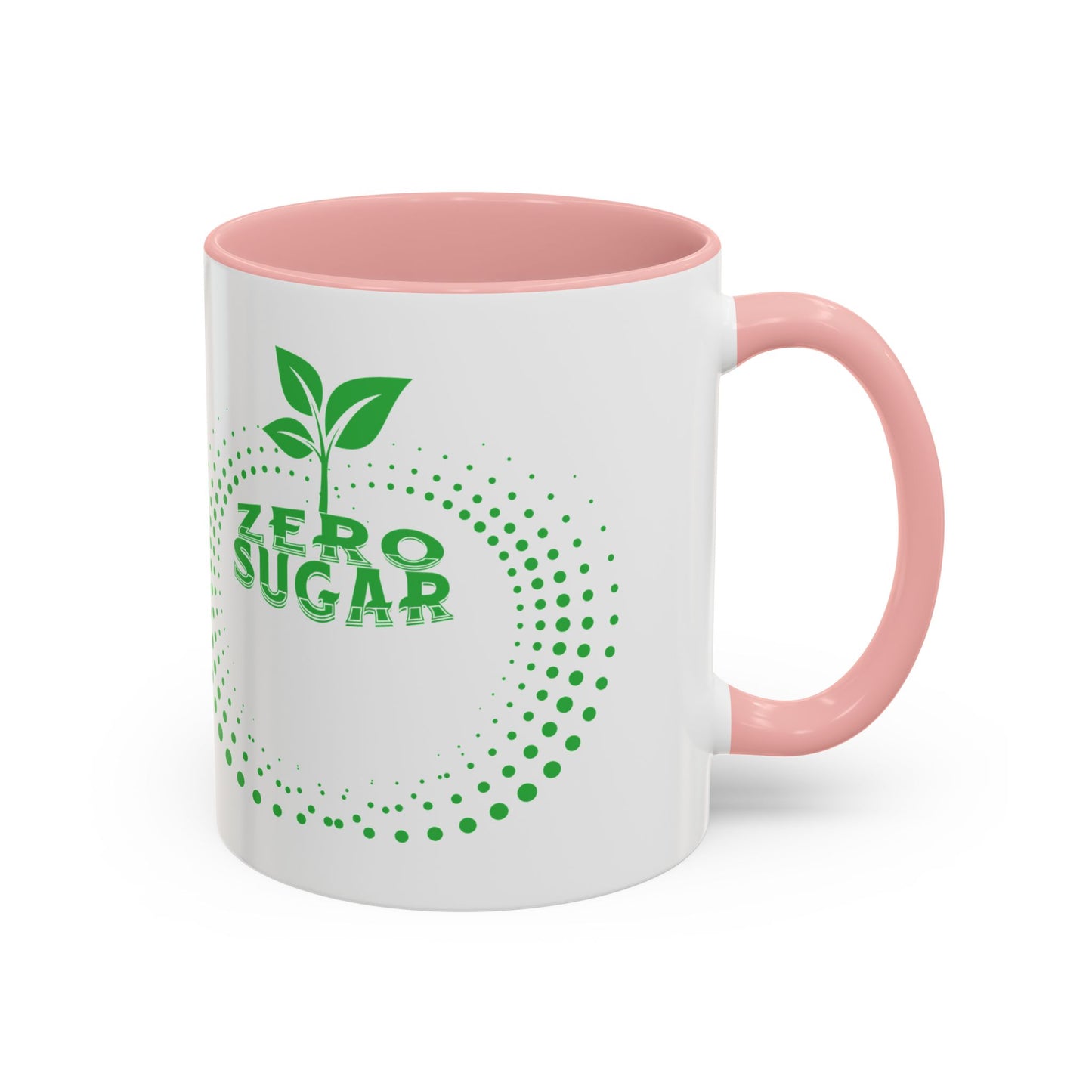 Zero Sugar Accent Coffee Mug-11oz Ceramic Cup, Vegan Mug, Eco Friendly Mug, Gift for Vegan, Mug for Friend