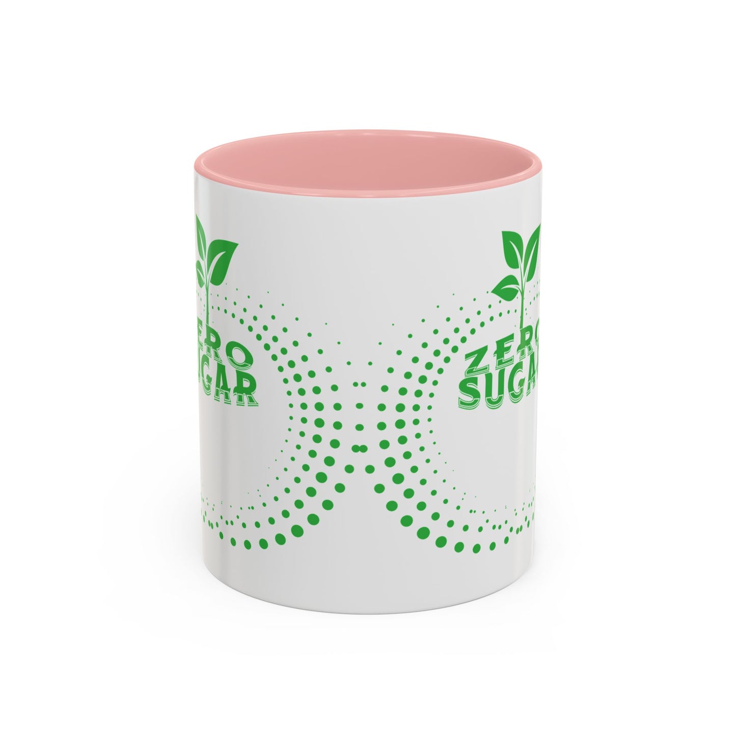 Zero Sugar Accent Coffee Mug-11oz Ceramic Cup, Vegan Mug, Eco Friendly Mug, Gift for Vegan, Mug for Friend