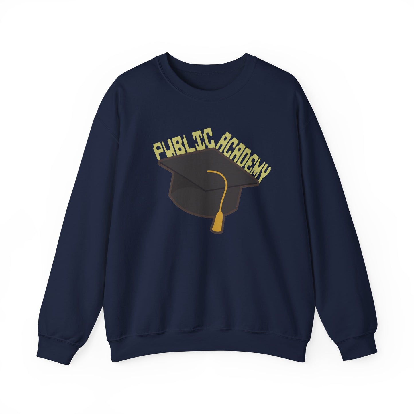 Public Academy Sweatshirt - Unisex Crewneck Sweatshirt, School Sweater