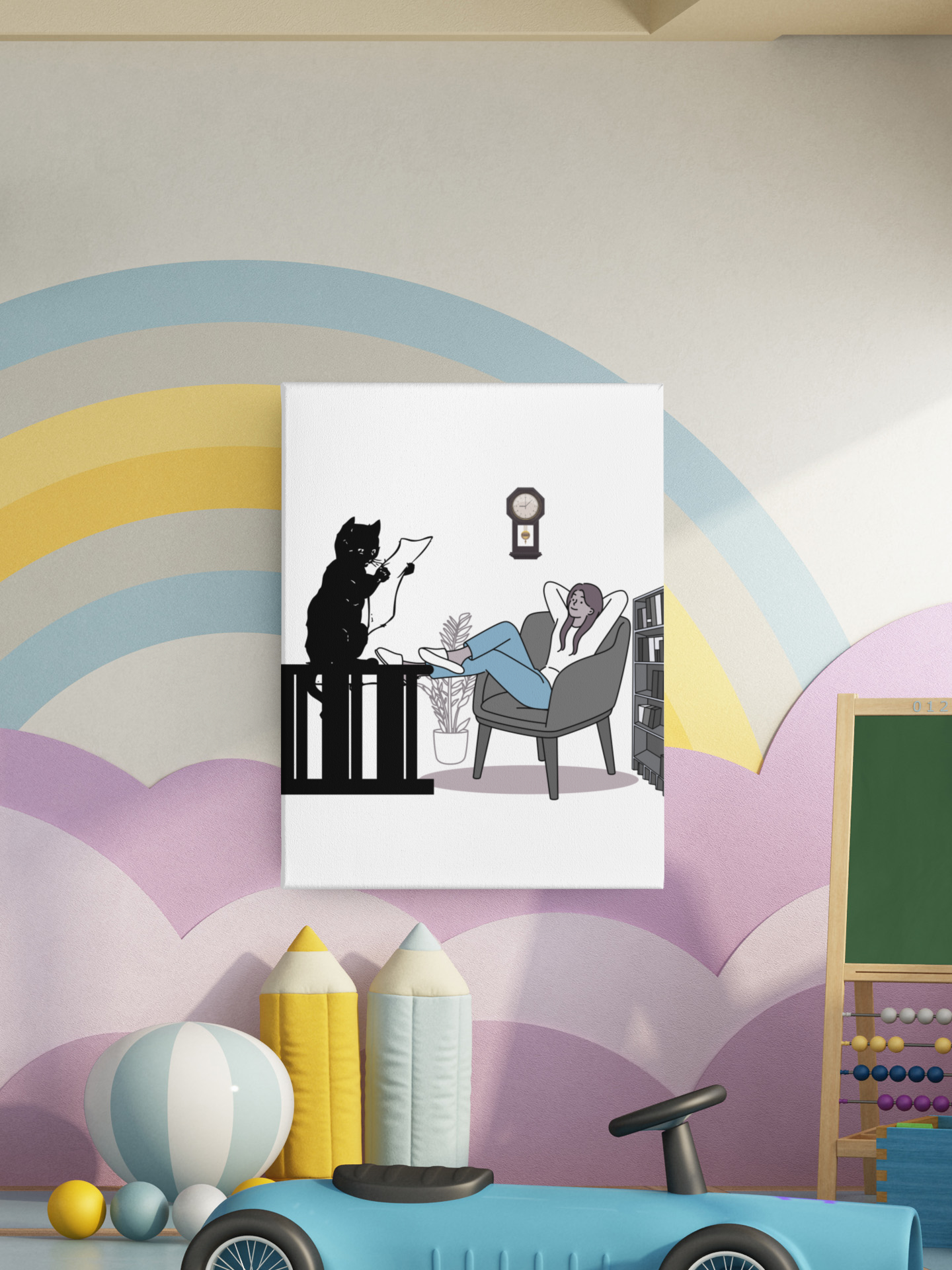 Companion - Wall Art, Brushed Aluminum Print 50x50 cm / 20x20″