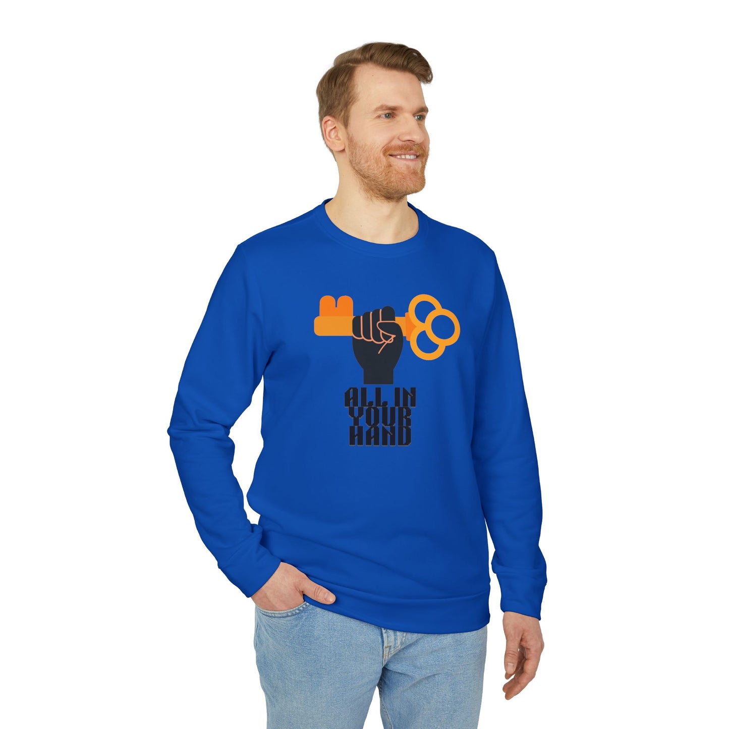 All in Your Hand Sweatshirt-Crewneck Sweatshirt