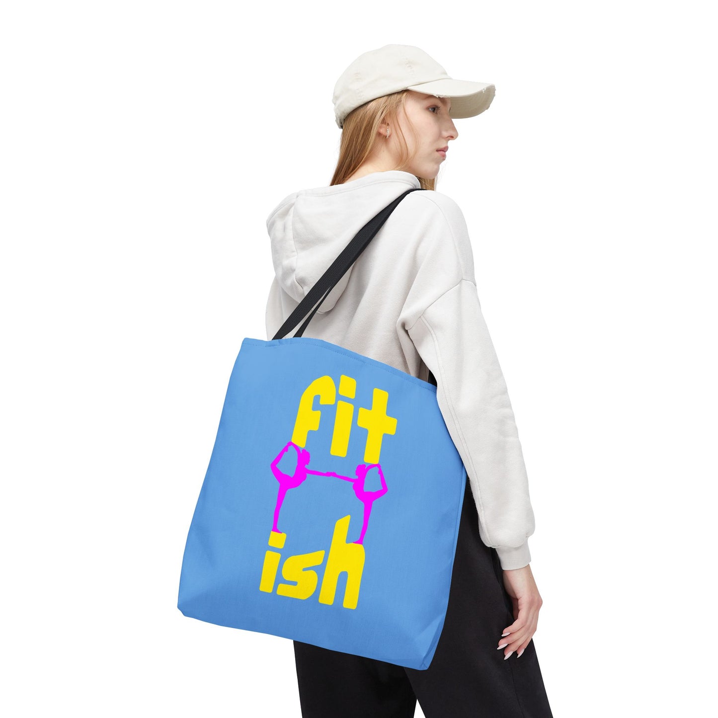 Fit-ish Tote Bag-Gym Tote Bag, School Tote Bag, Yoga Tote Bag