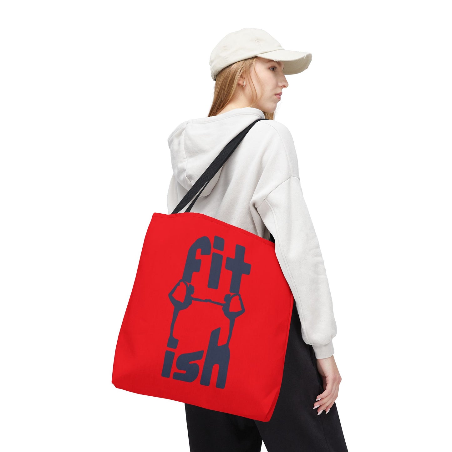 Fit-ish Tote Bag-Gym Tote Bag, School Tote Bag, Yoga Tote Bag