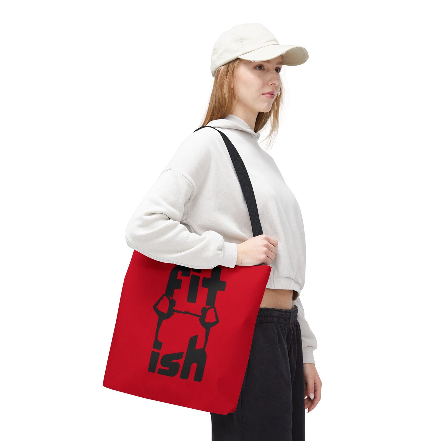 Fit-ish Tote Bag-Gym Tote Bag, School Tote Bag, Yoga Tote Bag