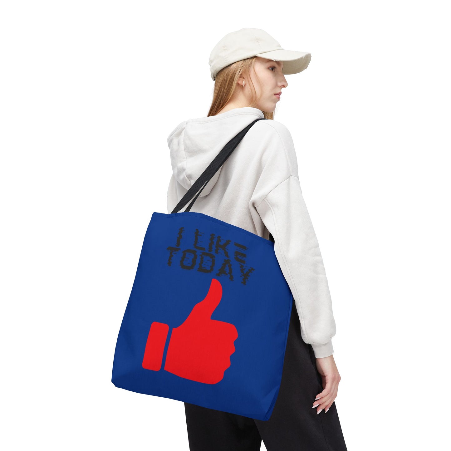 I Like Today Tote Bag-Shopping Bag, Grocery Bag, School Tote Bag, Gym Bag, Yoga bag