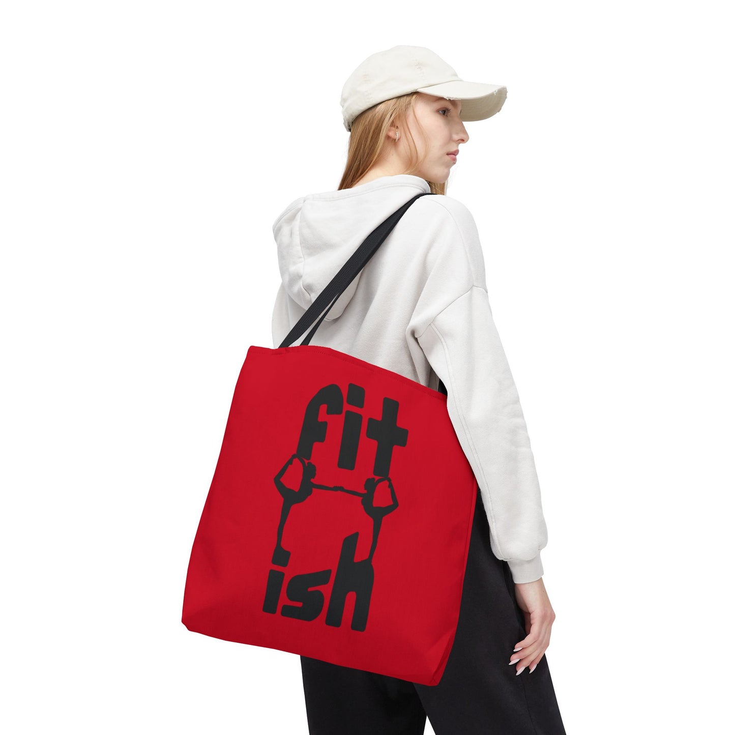 Fit-ish Tote Bag-Gym Tote Bag, School Tote Bag, Yoga Tote Bag