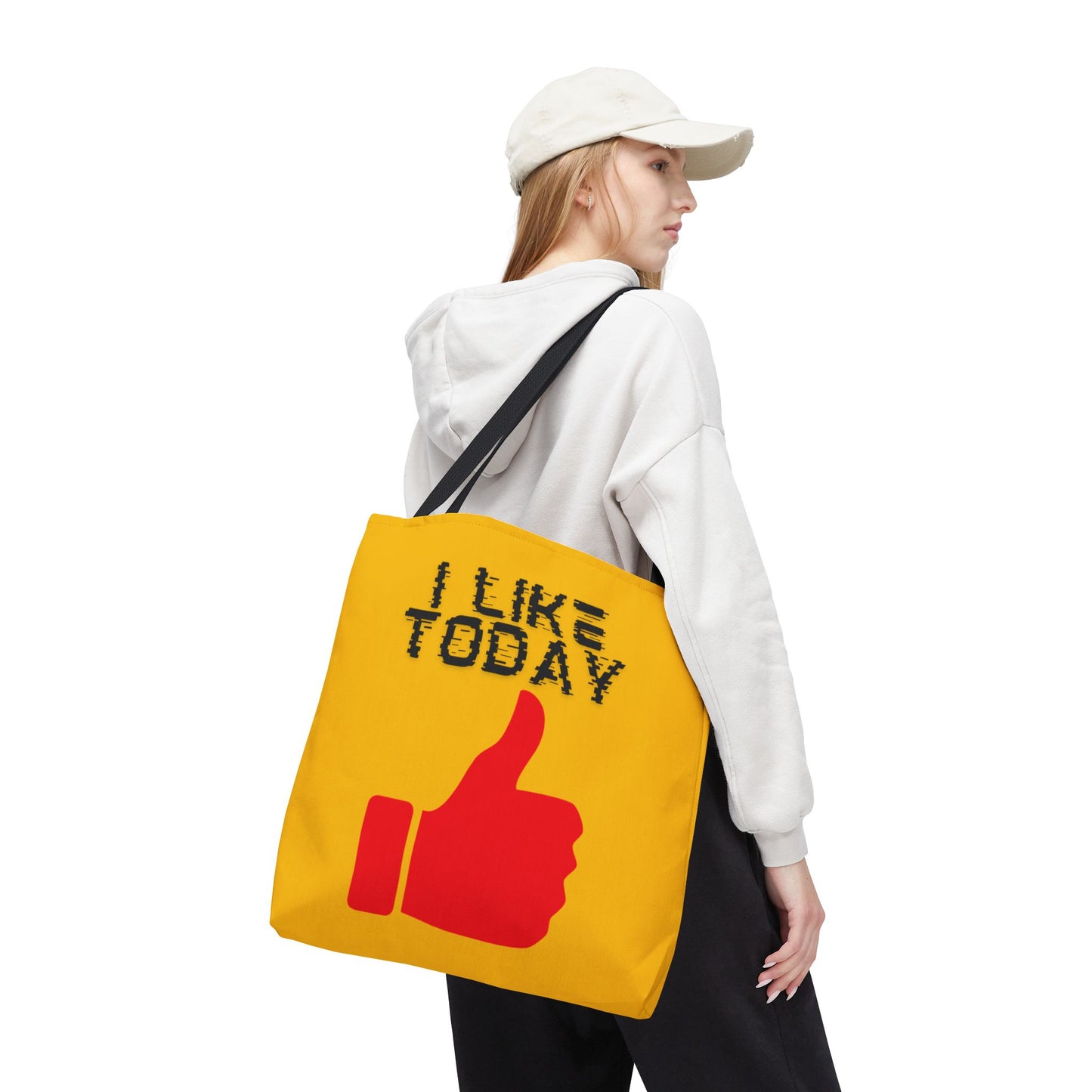 I Like Today Tote Bag-Shopping Bag, Grocery Bag, School Tote Bag, Gym Bag, Yoga bag