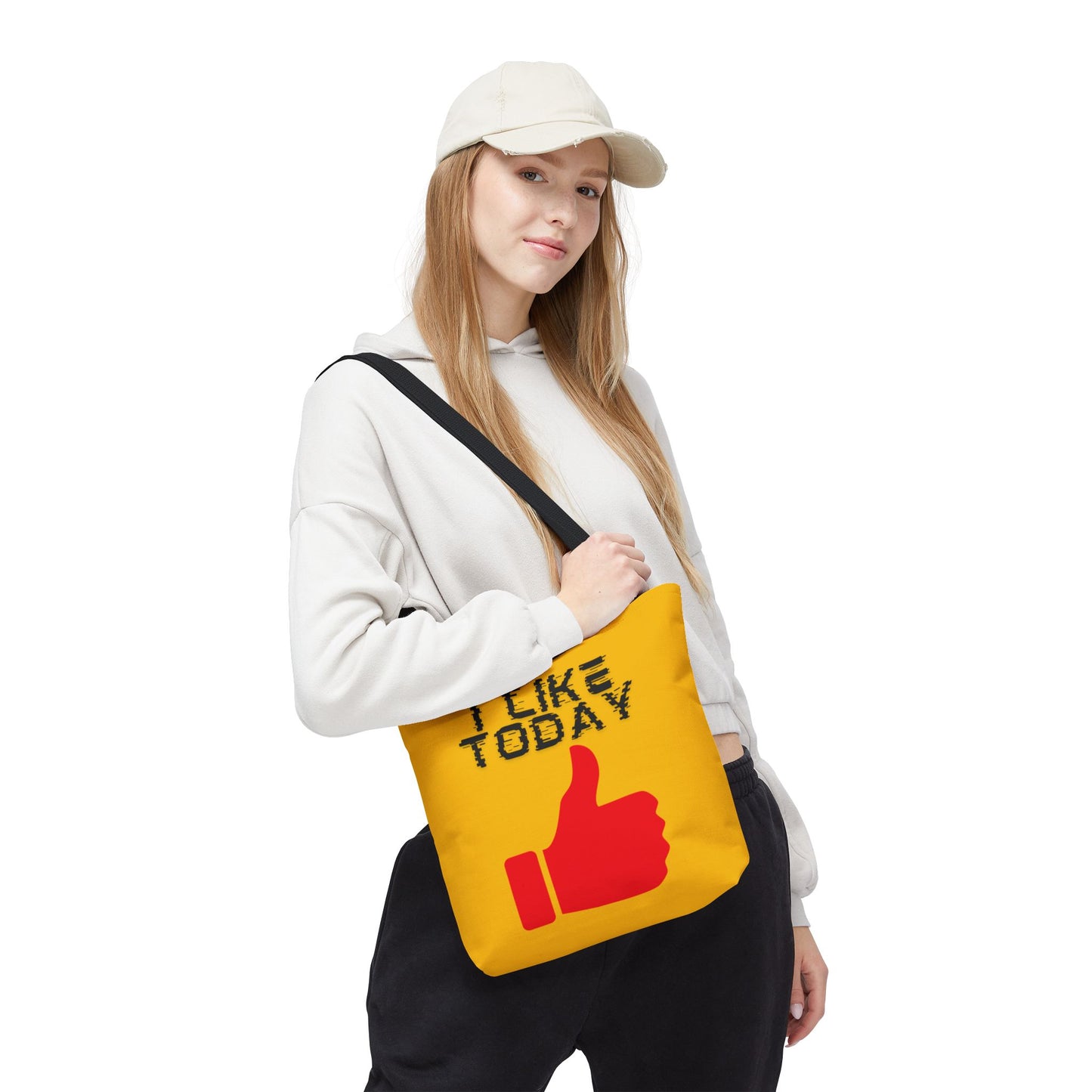 I Like Today Tote Bag-Shopping Bag, Grocery Bag, School Tote Bag, Gym Bag, Yoga bag