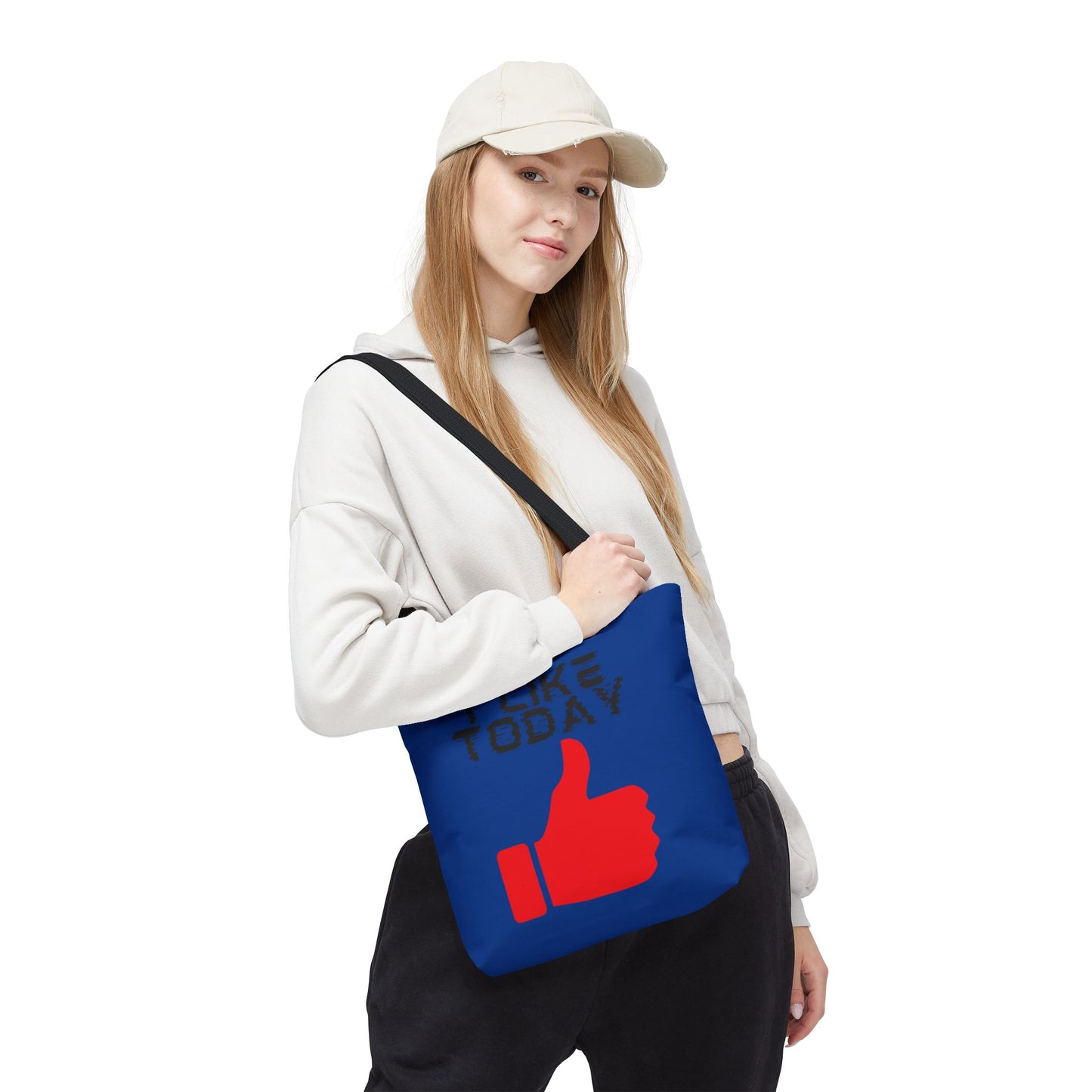 I Like Today Tote Bag-Shopping Bag, Grocery Bag, School Tote Bag, Gym Bag, Yoga bag