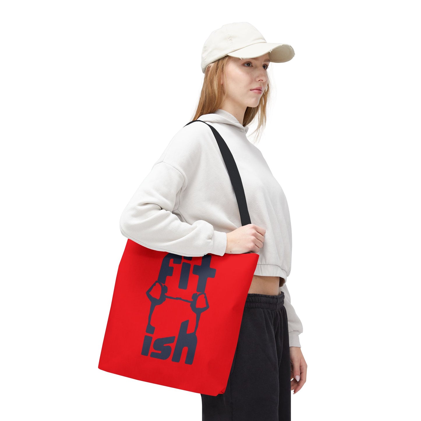 Fit-ish Tote Bag-Gym Tote Bag, School Tote Bag, Yoga Tote Bag