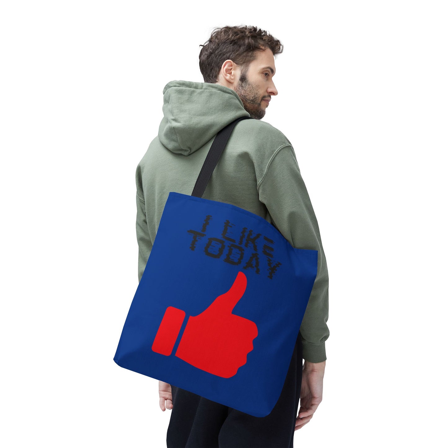 I Like Today Tote Bag-Shopping Bag, Grocery Bag, School Tote Bag, Gym Bag, Yoga bag