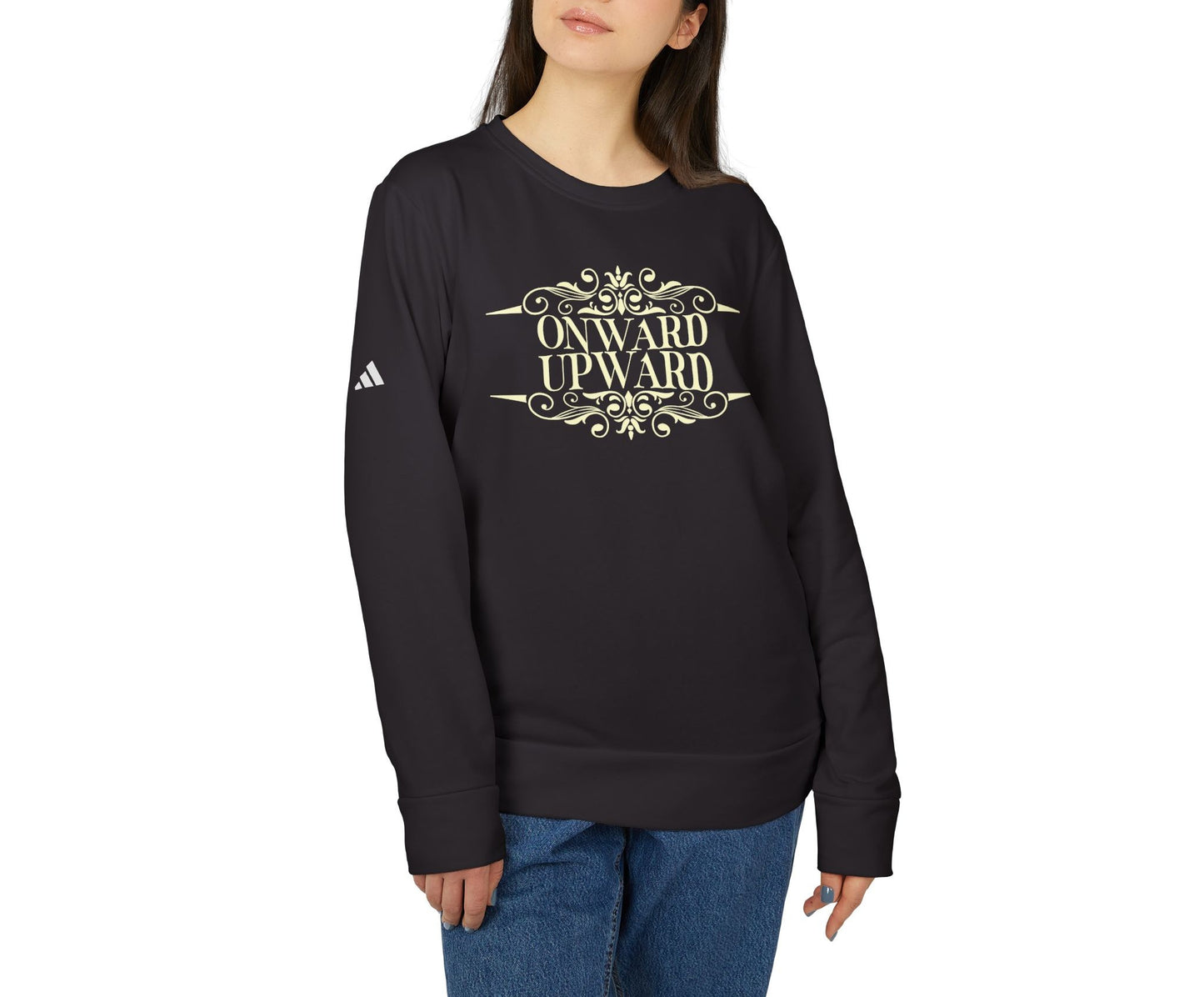 Onward Upward Sweatshirt - Unisex Crewneck Sweatshirt, School Sweater