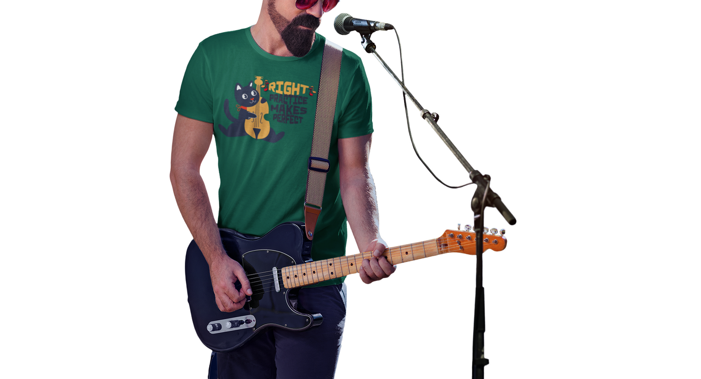 Right Practice Makes Perfect Unisex Tee Summer T-Shirt