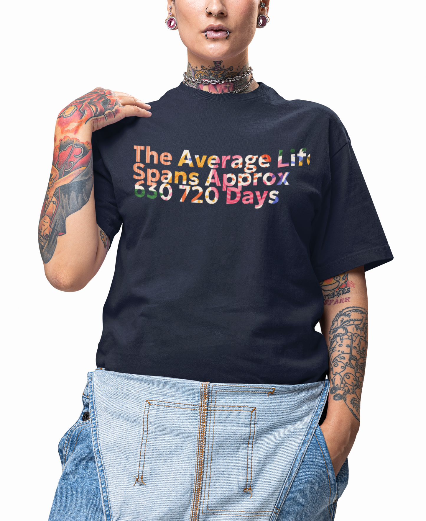 Average Life Span Tee-Summer T-shirt, Festival T-shirt