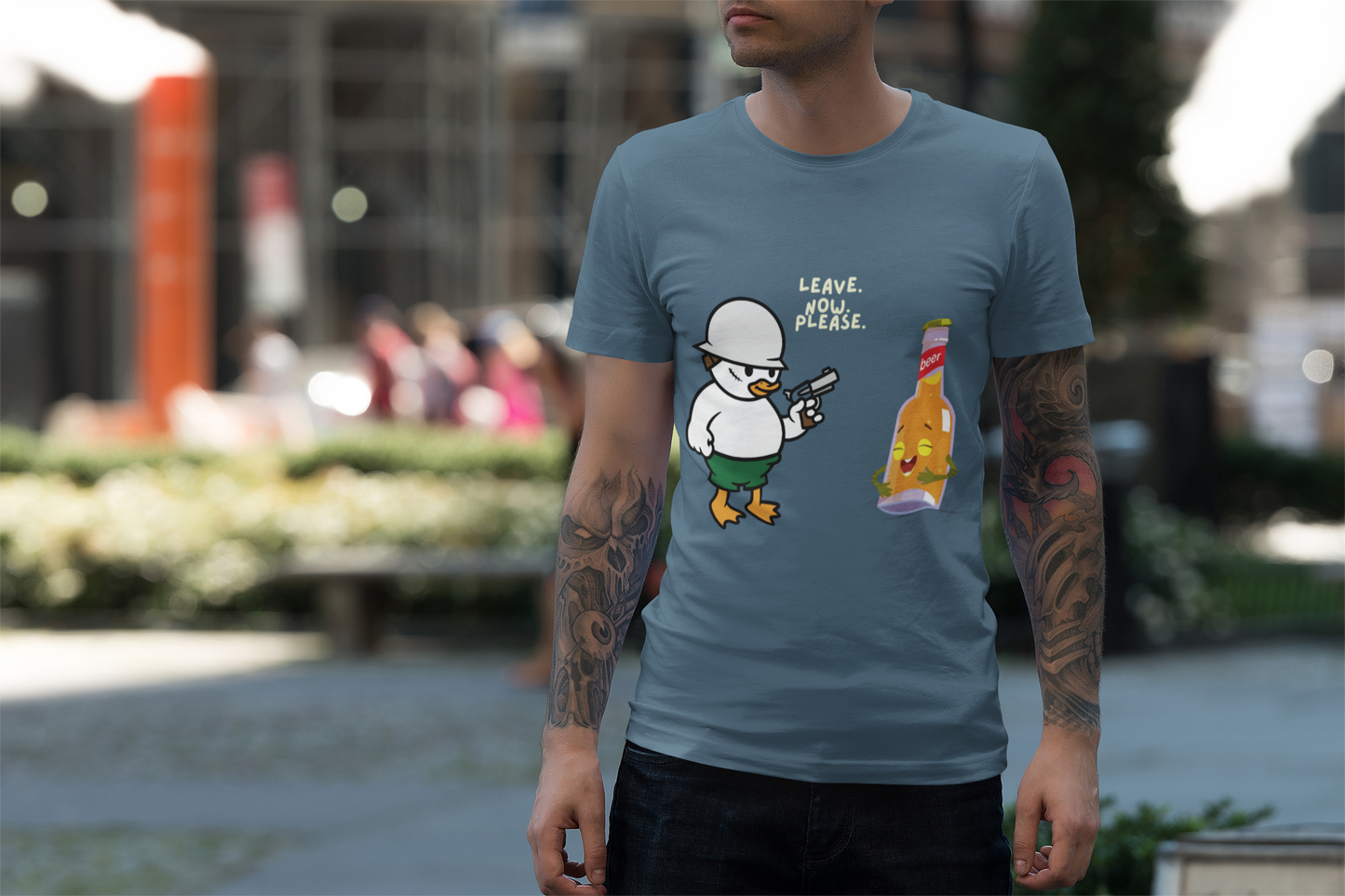 Leave. Now. Please Tee Summer T-shirt