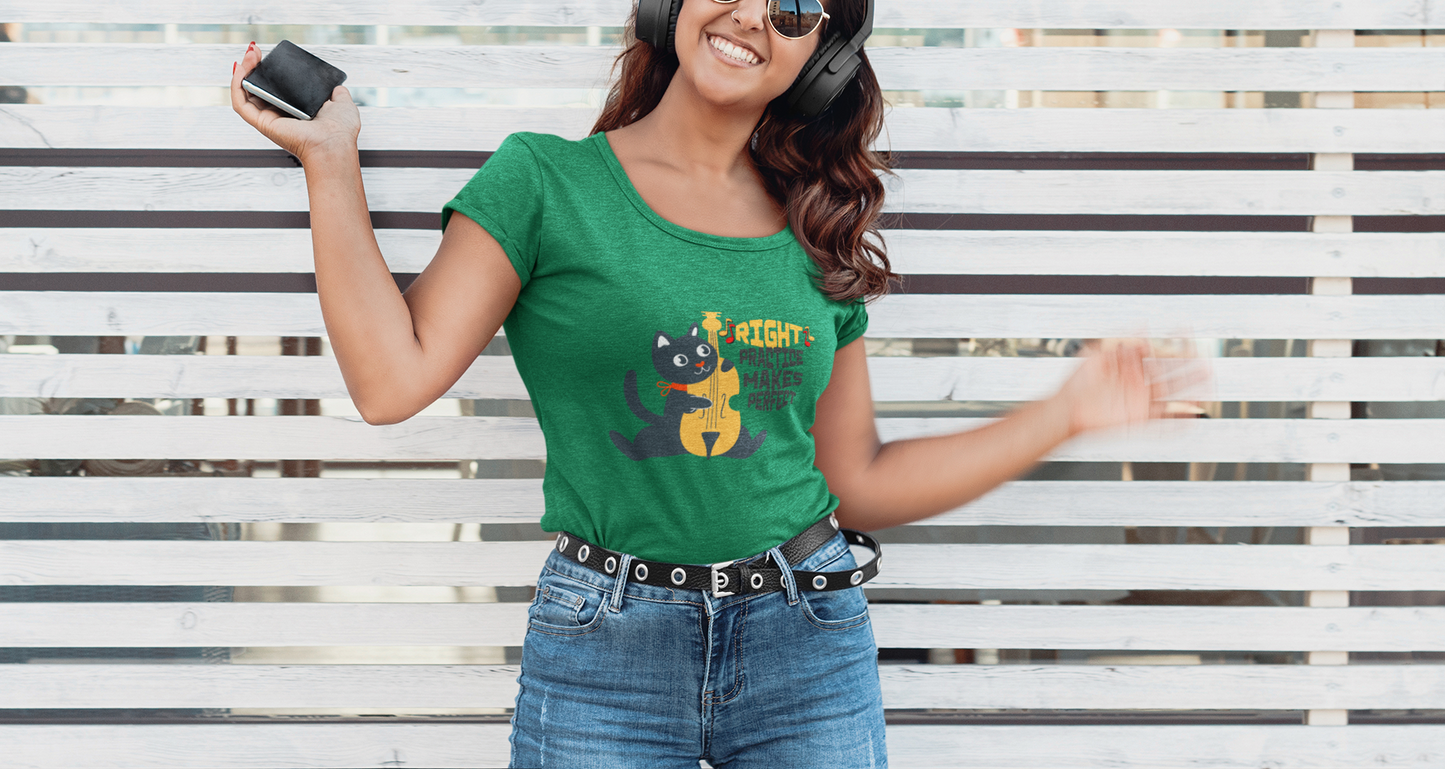 Right Practice Makes Perfect Unisex Tee Summer T-Shirt