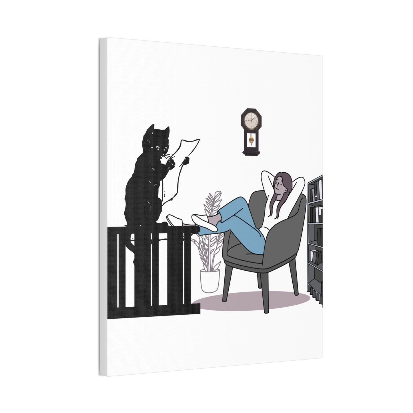 Companion - Wall Art, Brushed Aluminum Print 50x50 cm / 20x20″